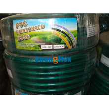 Grüner schwarzer PVC-Gartenschlauch